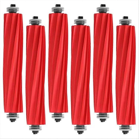 Lot de 6 balais en caoutchouc pour Roborock Qrevo S/MaxV/Pro/Plus, séries Q Revo, S7 et Q7, QV 35A Va (1/5)