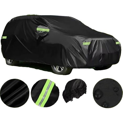 Funda para SUV, impermeable, resistente a los rayos UV, negra. (1/5)