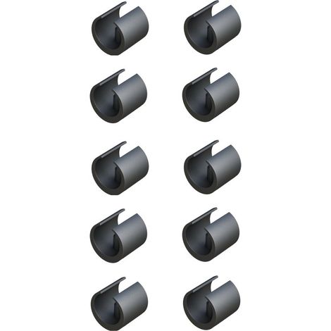 10 tappi terminali in plastica da 14-16 mm, piedini di guida rotondi per sedie e mobili, fai da te (1/4)