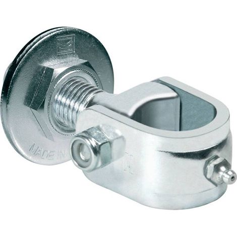 CARDINE REGOLABILE A FASCETTA ART.182 M 22 - Ø 35 portata 160 kg