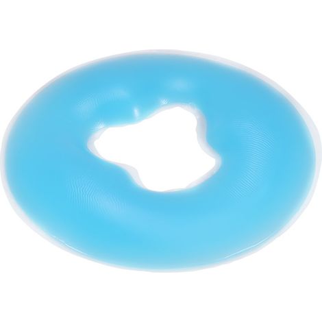 Lit de Massage Visage en Gel de Silicone 4 Couleurs Coussin de Massage Visage Réutilisable pour Salon de Beauté Spa 30 X 1,8 cm (Ciel Bleu) (1/5)