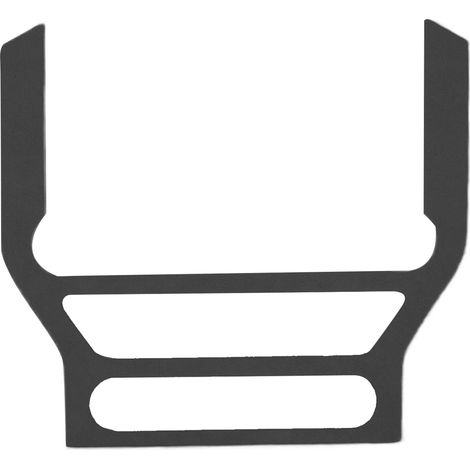 Revêtement d'habillage de panneau de Navigation GPS, décoration intérieure en daim de remplacement pour Ford Mustang 2015 – 2021 LHDnoir (1/5)