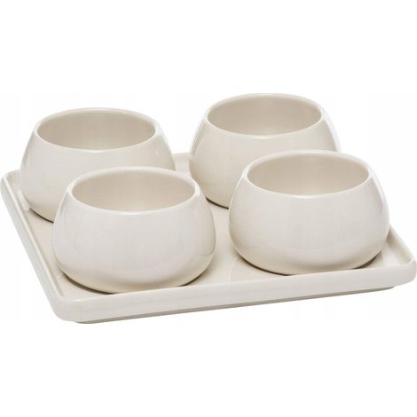 Secret-de-gourmet NORA Set de Aperitivos Blanco 5 piezas (1/3)