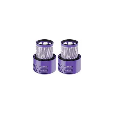 Lot De 2 Filtre Lavable Pour Aspirateur Dyson Série V10 Sv12 Avec Une Brosse De Nettoyage Et Chiffon, Convient aux accessoires de filtre arrière Dyson V10 SV12 (1/5)