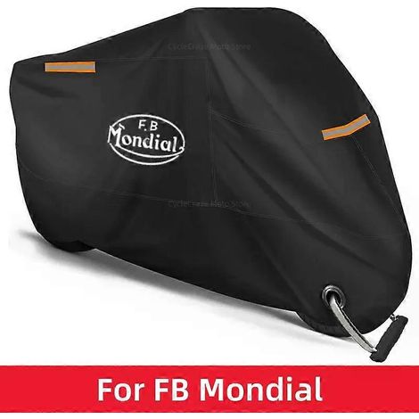 Housse de moto imperméable pour scooter, protection UV, poussière et pluie, compatible avec FB Mondial Flat Track HPS 125 300 Hipster Imola SMT (1/5)
