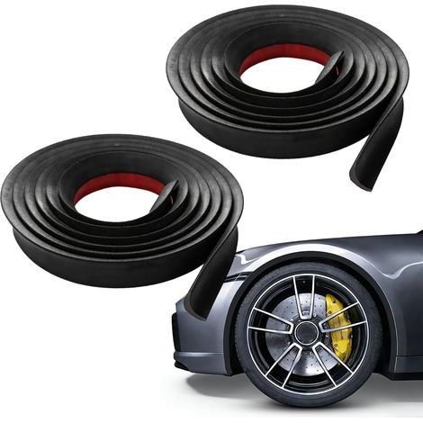 Universal Car Fender, Wheel Arch Protection, Wheel Arch Widening, Rubber Protective Strips for Protection and Decoration, Easy Gluing (1/5)