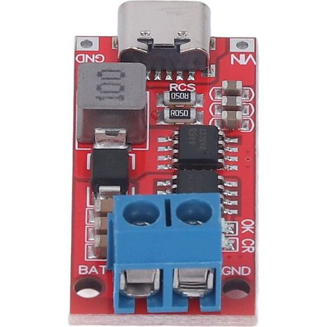 18650 Lithium-Akku-Ladegerät Modul Typ C Automatisches Lade-PCB 4S Boost-Modul DC 3–6 V bis 16,8 V Eingangsstrom 4 A Ladestrom 1,12 A (1/5)