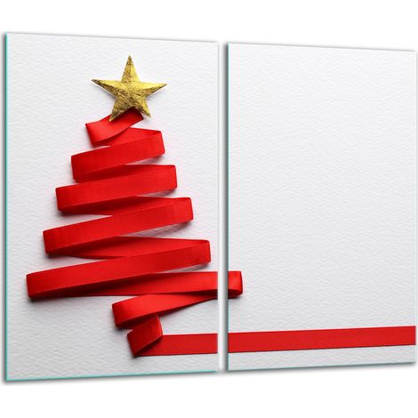 Tagliere in vetro 2x 30x52 Natale (1/5)