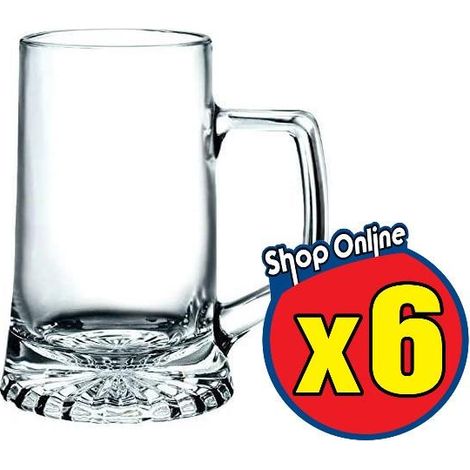BORMIOLI 6 BOCCALI STERN BICCHIERI PER BIRRA DA 40 CL