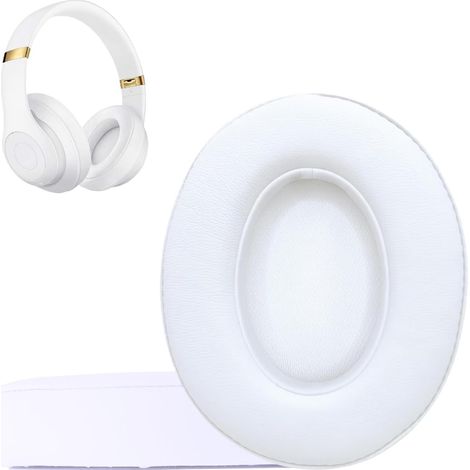 Coussinets de rechange pour casque Beats Studio (B0501, B0500), Beats Studio 2 & 3 avec fil et sans fil, coussinets en cuir protéiné souple, mousse à mémoire de forme, isolation phonique, (1/5)