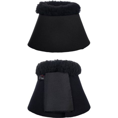 Pony, marrone scuro: Paraglomi per cavalli in softpren elasticizzato con bordo in peluche (1/5)