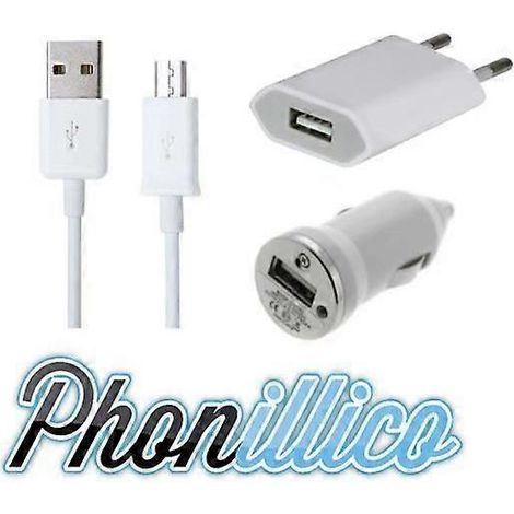 Compatible avec le kit de charge 3-en-1 : Xperia E, chargeur mural, chargeur de voiture et câble de données USB. (1/5)