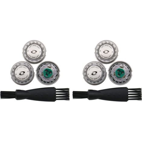 Lot de 6 Lames de Rasoir Compatibles avec Modèles HQ64 HQ54 HQ6070 HQ6073 7310XL PT710 (1/4)