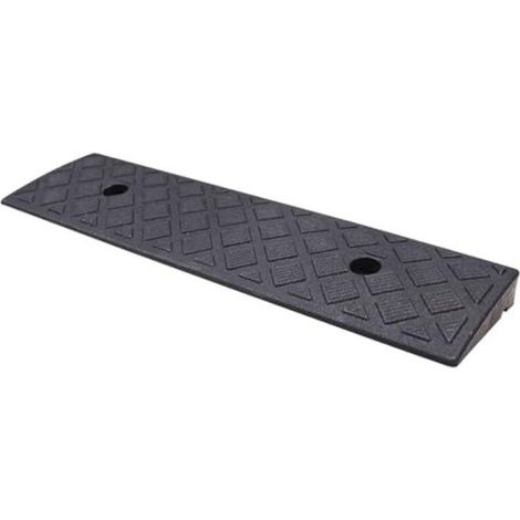 Auffahrtsrampe, PVC-Bordsteinrampe, rutschfeste Garagenrampen für Auffahrt, Laderampe, Gehweg, Auto, LKW, Motorrad (1/4)
