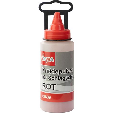 Kreidepulver rot für Schlagschnur 100g (1/2)