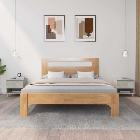 vidaXL Bedside Tables 2 pcs Concrete Grey 50x46x50 cm Engineered Wood (1/5)