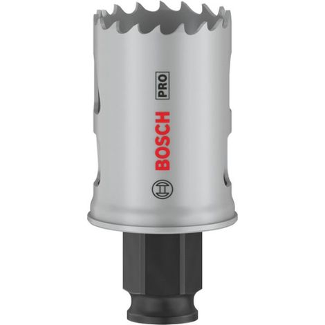 Bosch 1x Sierra de corona PRO Multi Material Power Change Plus (para Madera blanda, Cartón-yeso, Ø 33 mm, Professional Accesorios Taladro)
