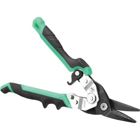 Stanley Tools Fatmax Green Ergo Aviation Snips Right Cut 250mm