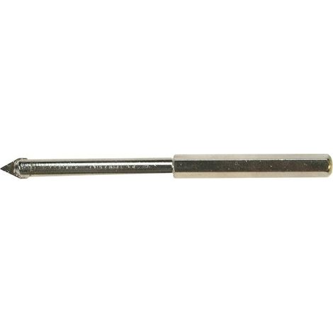 Foret de centrage pour scie cloche diamant - D.11,7 mm x 16,2 cm - Précision et Durabilité - Acier - D-Work