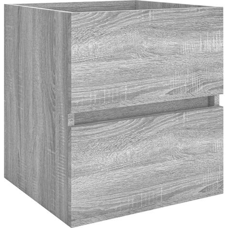 Maison Exclusive - Waschbeckenunterschrank Grau Sonoma 41x38,5x45 (1/5)