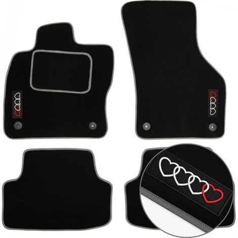 Tappetini in velluto per Audi A3 8V 2013-2020 HAFT LOVE S (1/5)