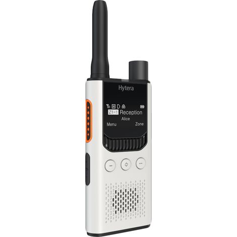 Radio HYTERA DMR+analogique HYT-S35, PMR446 446 MHz, 2200 mAh, blanc nacré