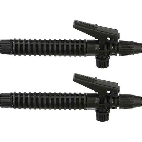 Poignée de pulvérisateur à gâchette (lot de 2), poignée de pulvérisateur à gâchette de 175 mm, accessoire pour pulvérisateurs agricoles - q36Noir (1/5)