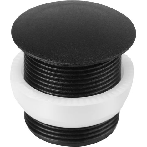 10 caches-boutons d'arcade 28 mm (noirs) (1/3)