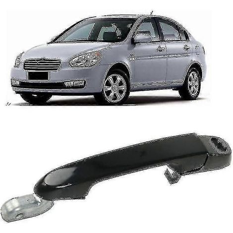 Poignée de porte extérieure avant gauche compatible avec Hyundai Accent 2006-2011-AE fg2025031701205 (1/4)