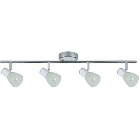 FAB 141994001  Regleta Cholo 4xe14 Blanco/cromo  16x69,5x10 Cm (1/2)