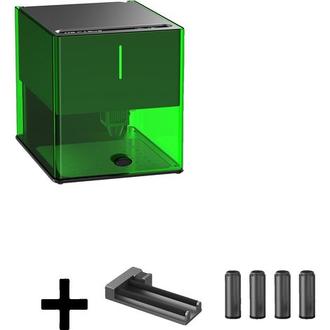 Machine de gravure laser mini portable, capacité de gravure polyvalente, design compact, Costume de base 1, 5W, Prise EU (1/2)