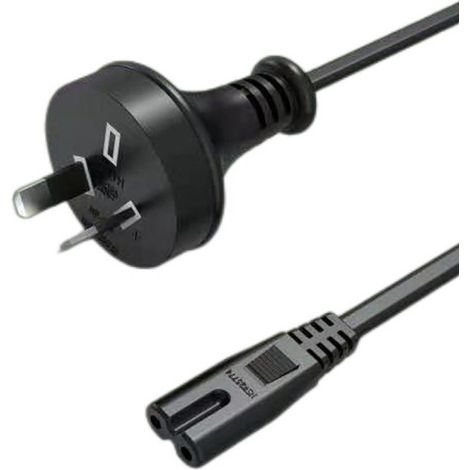 Cordon D Alimentation CA - C7 Vers NEMA 1-15P - 4 Pieds - 18 AWG - 300 V - Pour TV LED LCD Smart - 1 Pièce (1/5)