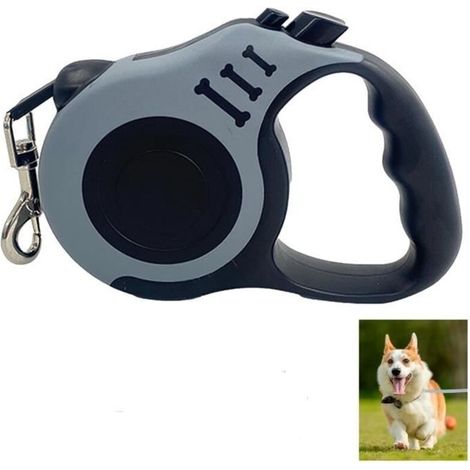 Laisse Enrouleur pour Gros Chien,Laisse Rétractable pour Chien de 3 Mètres,Laisse Chien Enroleur pour Le Dressage et Le Promenade (1/4)