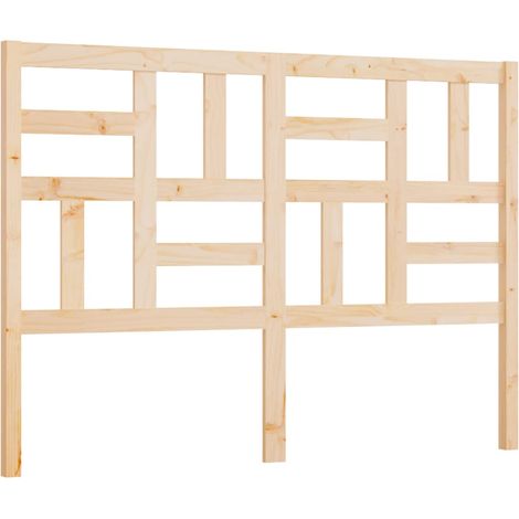 Testiera per dormire accessorio per camera da letto 126 x 4 x 104 cm in legno di pino massiccio TDL0206742