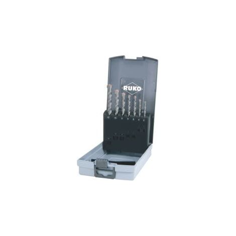 Juego  de brocas  para martillo  RUKO  SDS-plus  en casete  de plástico  ABS  - 205246RO (1/2)