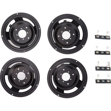 4 Enceintes Cadre de Bassin 5 Pouces Support Inverse avec Pattes de Soudure pour Haut-parleurs DIY et Réparation (1/5)
