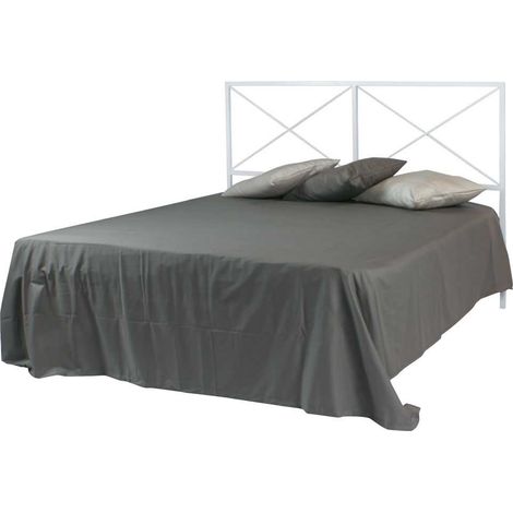 Testata letto una piazza e mezza in ferro Focus Colori Ferro: Nero lucido (1/2)