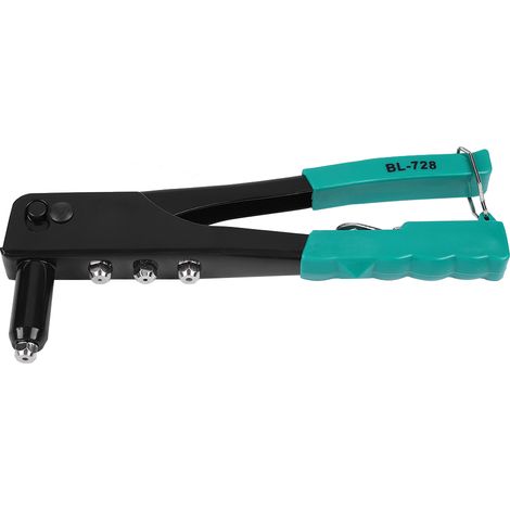 Professionelle manuelle Nietpistole für Blindnieten mit Durchmessern von 2,4 mm, 3,2 mm, 4,0 mm und 4,8 mm (1/5)