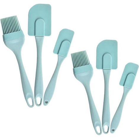 Spatule en silicone,spatule de cuisine,pinceau à pâtisserie,outil de cuisson en silicone résistante à chaleur,amovible,pour glaçage (1/4)