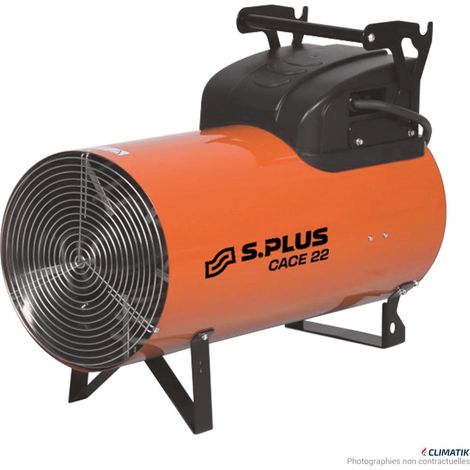 Canon air chaud électrique Splus CACE22 22kW triphasé 400V portable câble d'alimentation sans prise