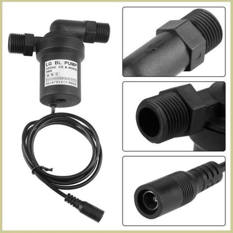 Pompe à eau, pompe à eau solaire haute température sans balais 12 V 10 W DC pour pompage de circulation (1/4)