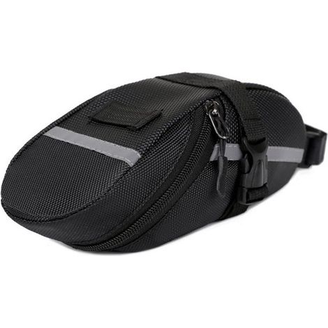 Borsa sottosella, borsa da sella per bicicletta, 21 x 9 x 9,5 cm, borsa universale impermeabile, accessorio per esterni, abbigliamento da ciclismo, borsa sottosella con cerniera (1/5)