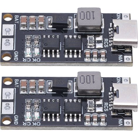 de chargeur de batterie 2 pièces résistant à l usure type C