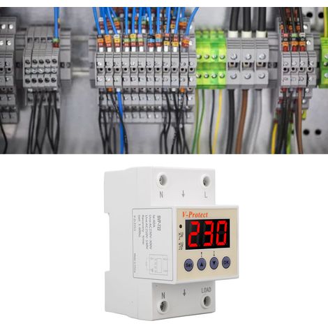 SVP-722 AC220V Einstellbarer Über-/Unterspannungsschutz mit automatischer Rückstellung, Exportausführung, große Größe, 40 A (1/5)