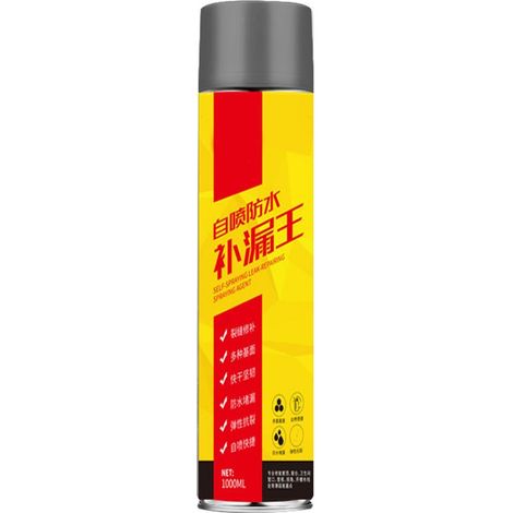 Mousse d'étanchéité polyuréthane pour toiture - Imperméable et réparatrice - 1000ML Gris (1/4)