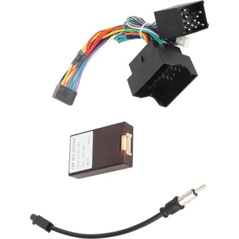 Adaptateur de faisceau de câblage audio avec boîtier Canbus pour câble d'alimentation de voiture, compatible avec F30/F10/X5/E46/E39/E53
