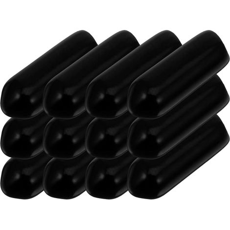 Bouchons de protection en caoutchouc pour entrepôts et supermarchés, 200 capuchons ronds flexibles (1/5)