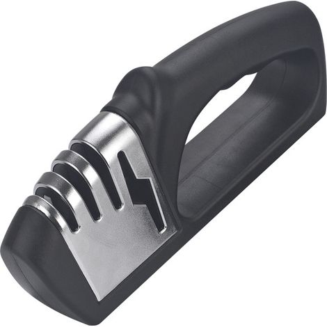 4-in-1-Messerschärfer, 3-stufiger manueller Messerschärfer für Küchenmesser, 1-stufiger Messerschärfer für Scheren – Keramikstein, Wolframkarbidplatten, Diamantstäbe