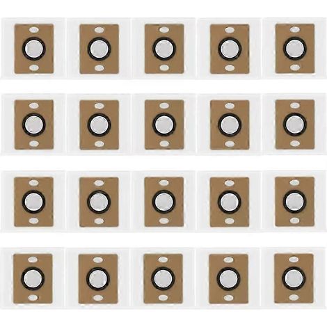 Lot de 25 sacs à poussière compatibles avec les aspirateurs robots G9 Pro / V9 Pro / A12 Pro / A30 Pro. Pièce de rechange pour le couvercle du bac à poussière. WHBYV (1/4)