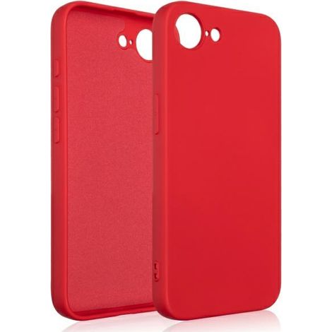 Coque Beline en silicone rouge pour iPhone 16e (1/5)